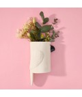 Ceramic Wall Vase | White Cockatoo Ceramic Wall Vase | White Cockatoo